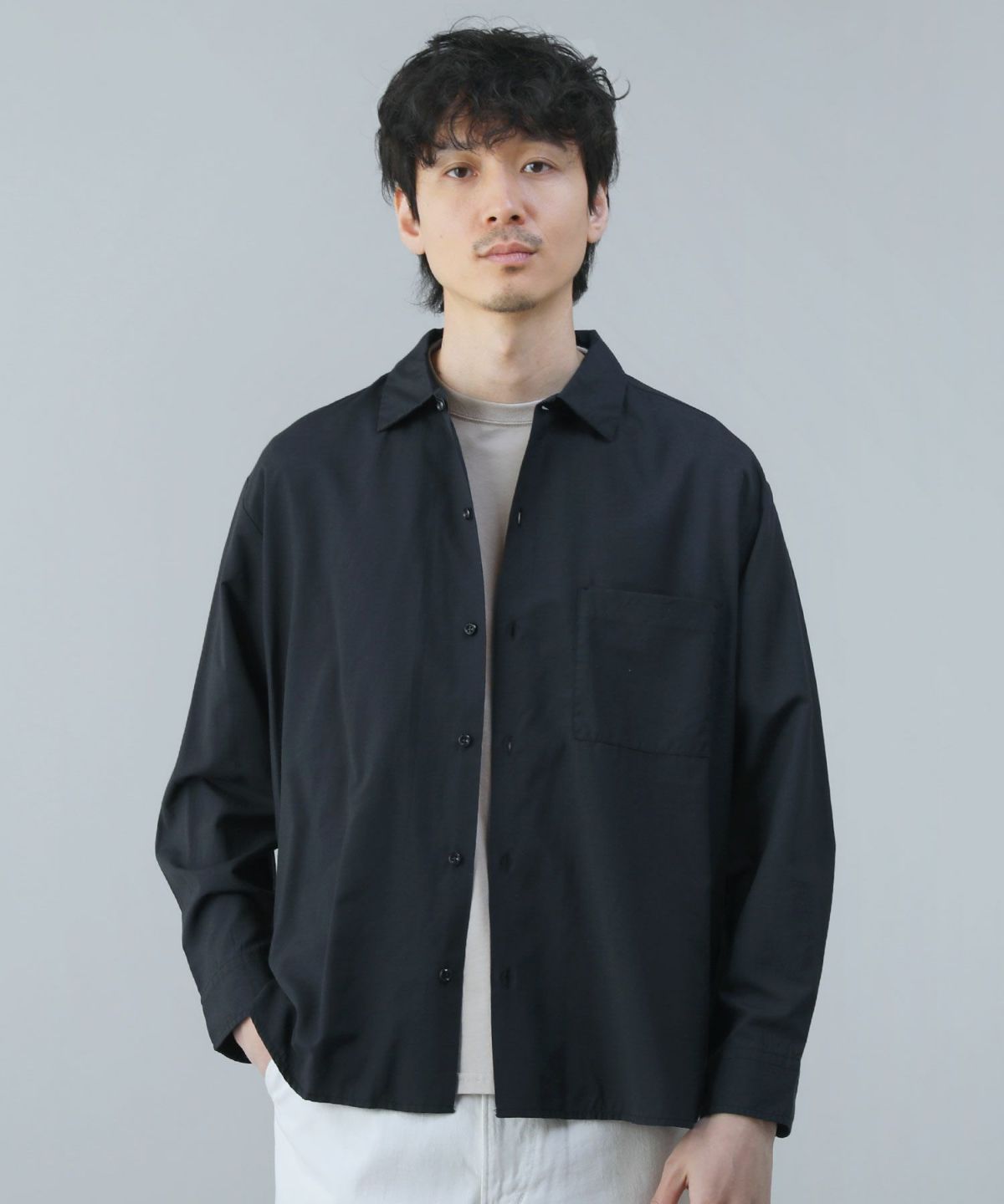 TECHリネンレギュラー長袖シャツ | 【公式】SPU スプ公式通販｜メンズ