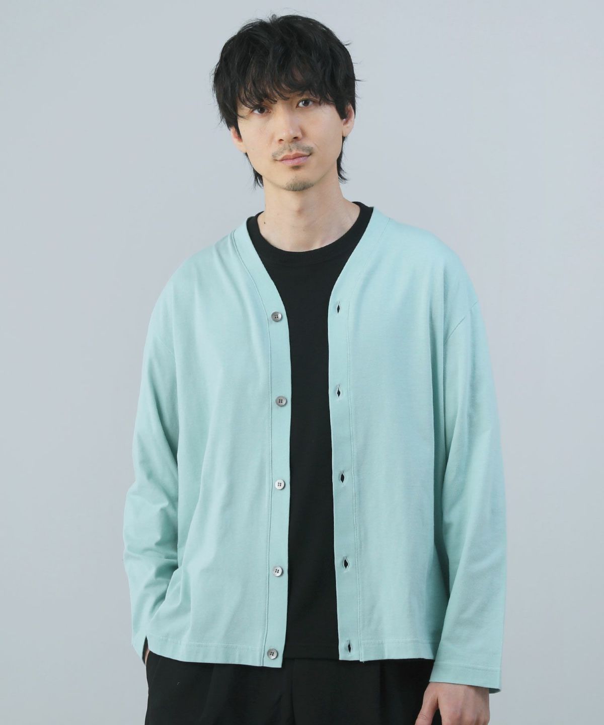 kolor 21SS 強撚天竺 カーディガン　サイズ3 kolor 21SS 強撚天竺 カーディガン サイズ3