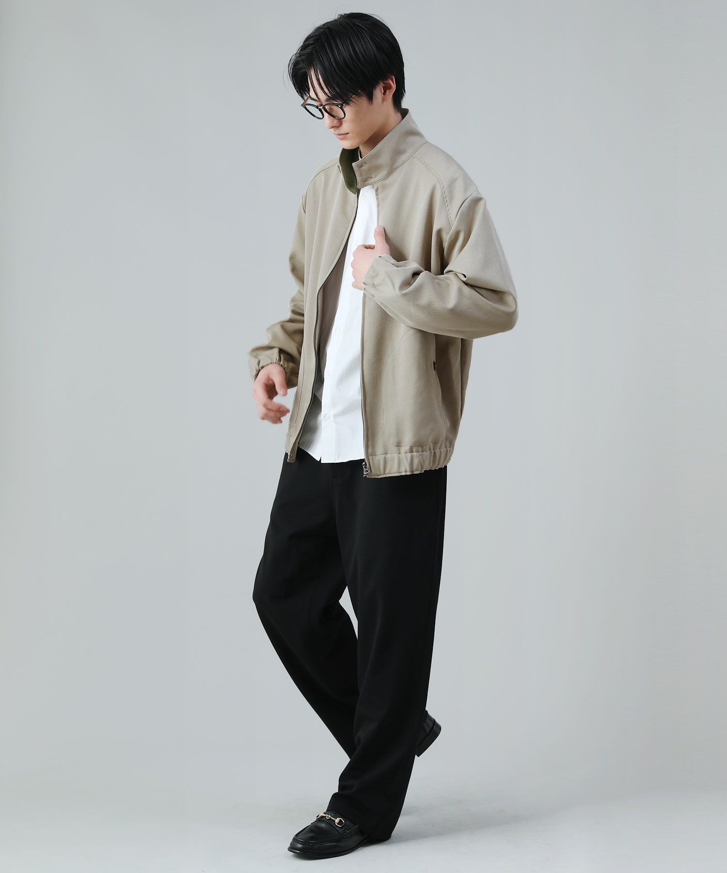 日本製Naturemier（ナチュレミア）TECHレトロへリンボンハリントン