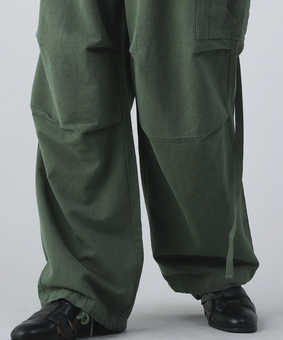 綿麻バックサテン M-65 U.S.ARMY カーゴイージーパンツ | 【公式】SPU