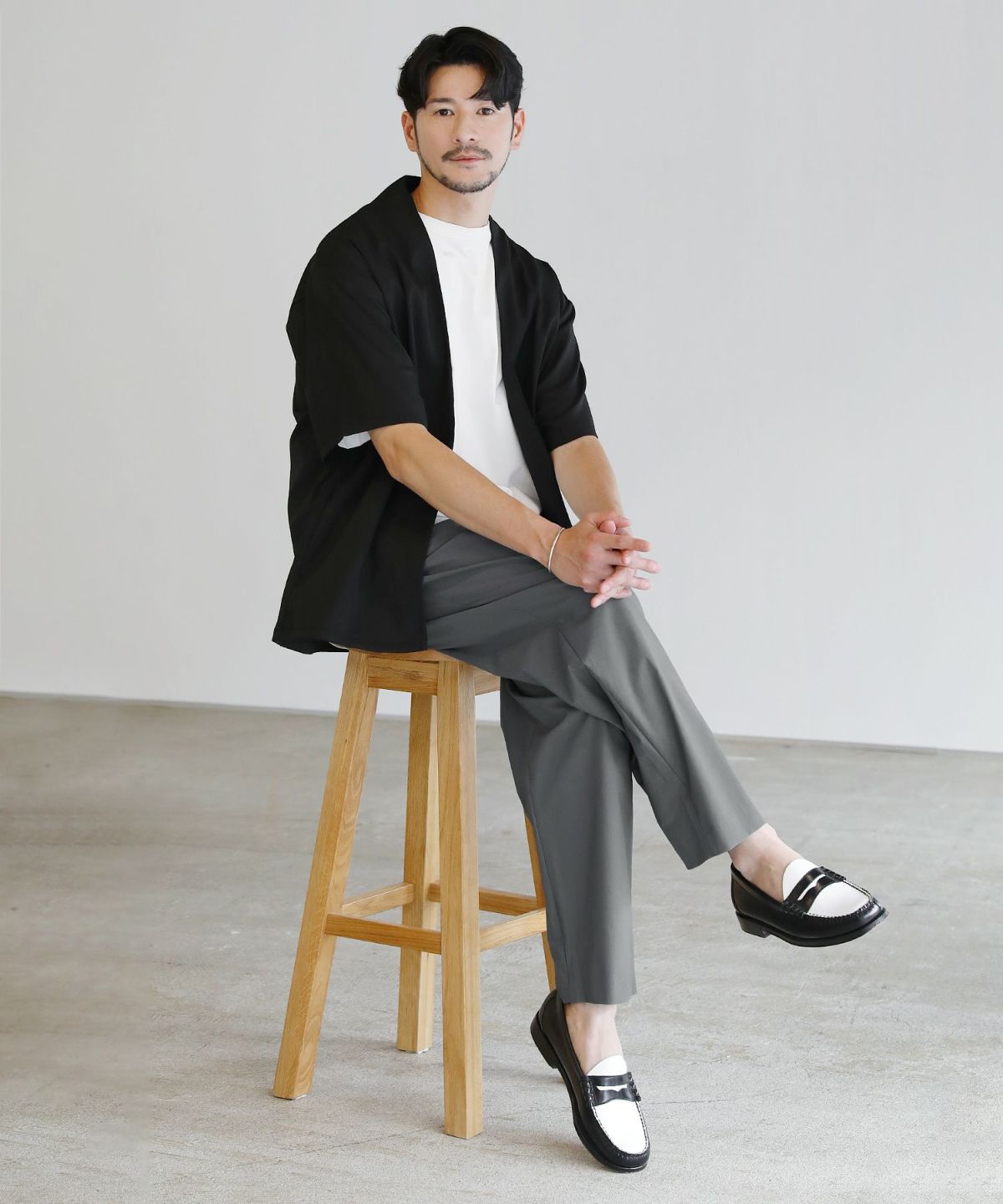 FREAK'S STORE/TRストレッチ 2タック スラックス パンツ