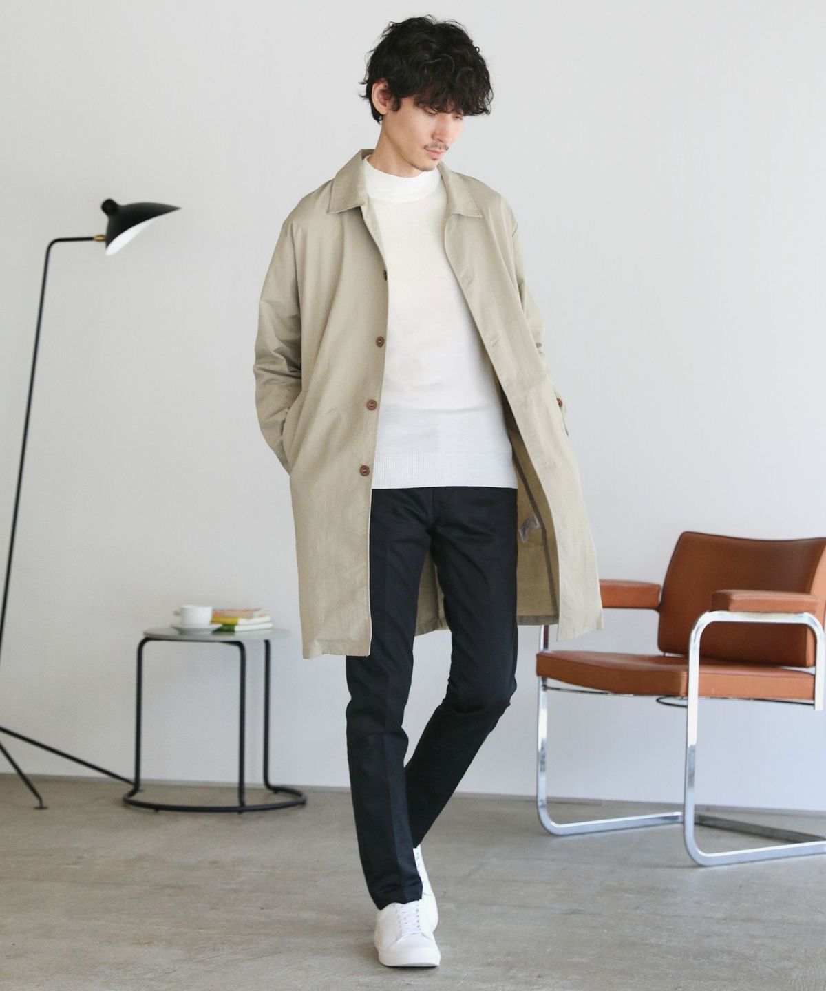 12Gウール混カシミヤタッチモックネックニット | 【公式】SPU スプ公式