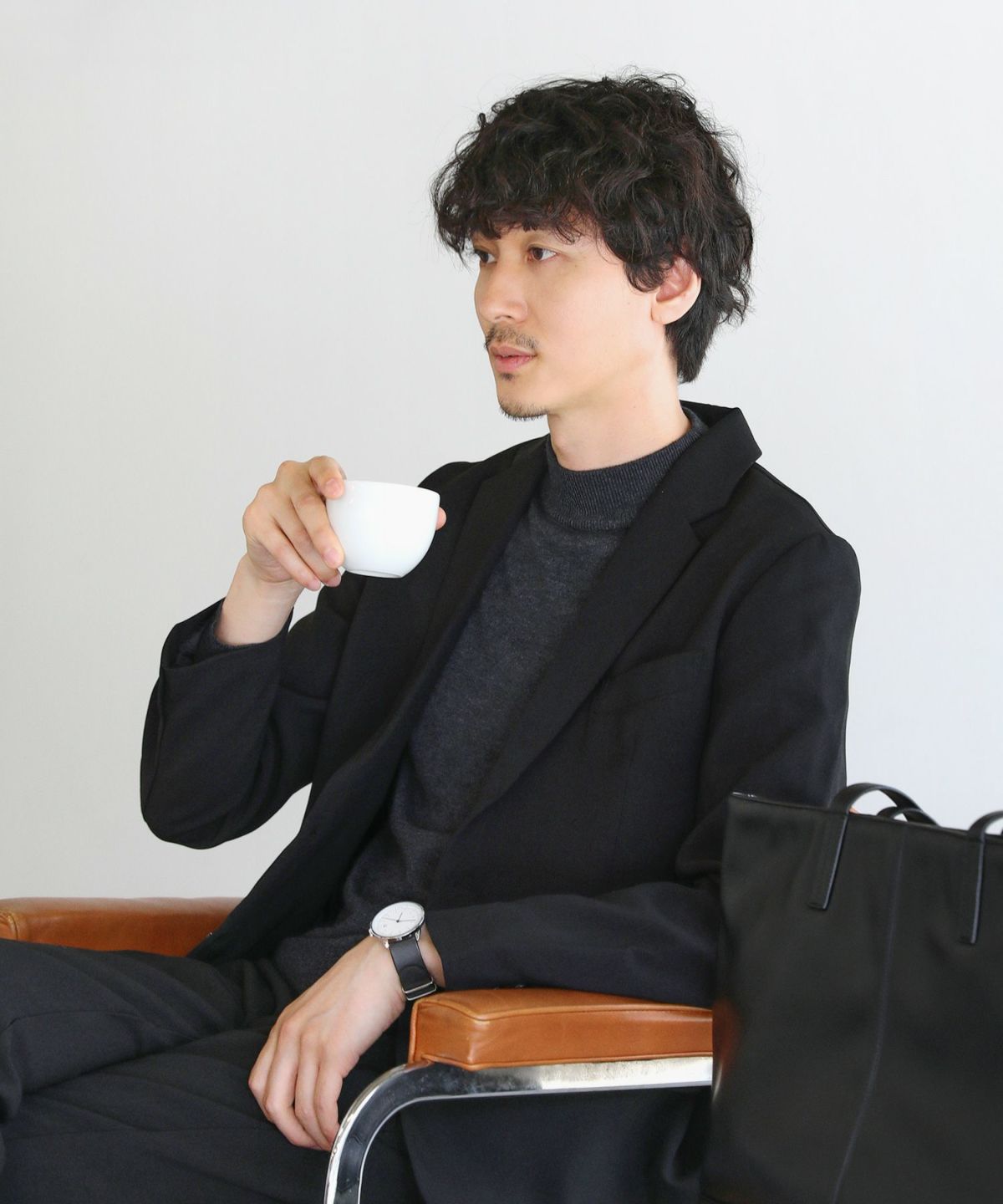 12Gウール混カシミヤタッチモックネックニット | 【公式】SPU スプ公式