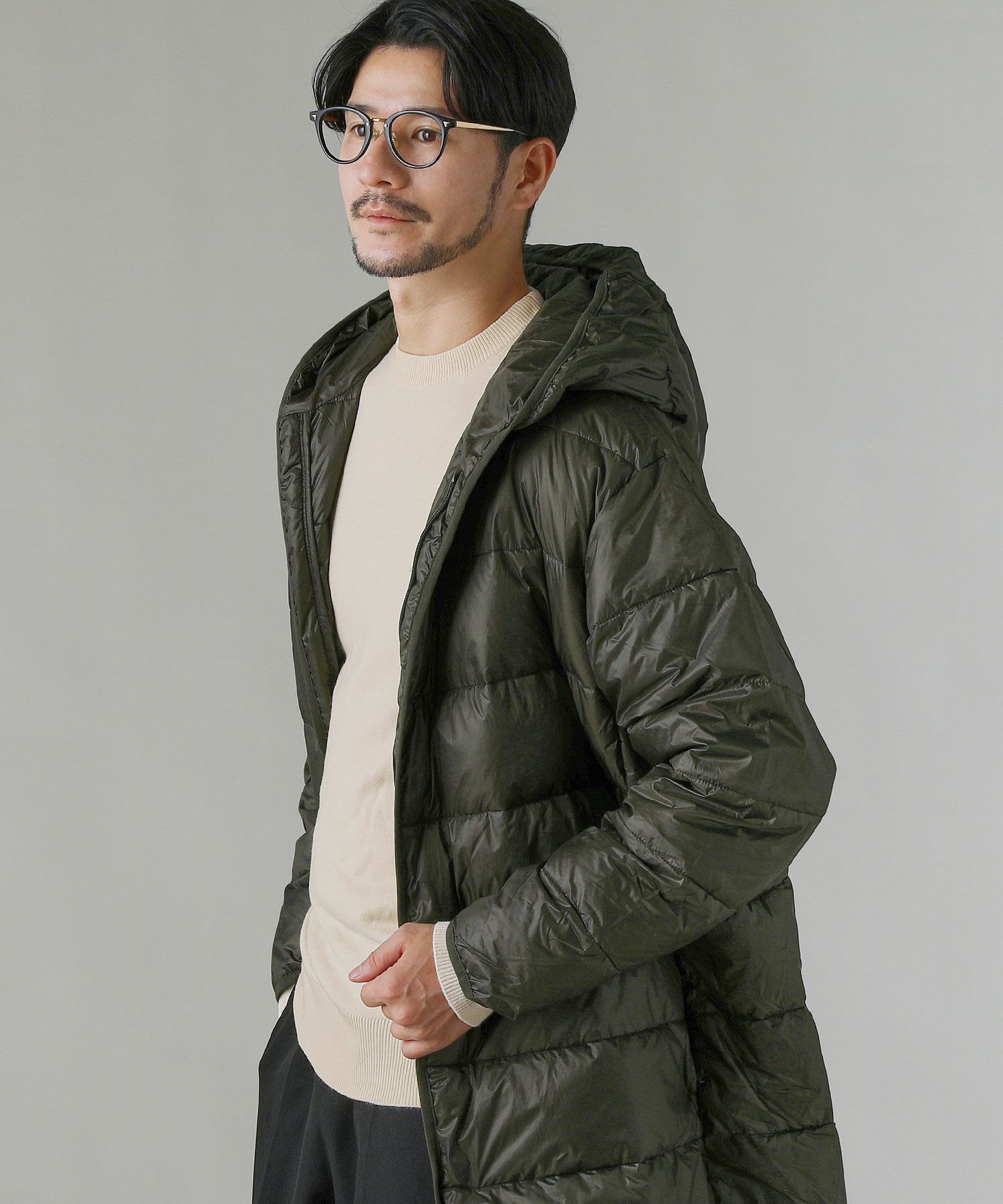 フーデッドロングダウンコート | 【公式】SPU スプ公式通販｜メンズ