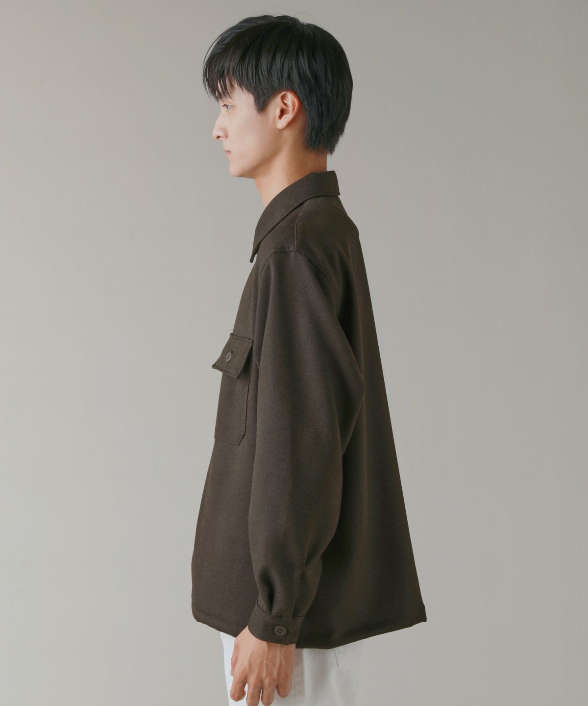 日本製LANATEC(R)LEI ウーリーカルゼストレッチソフトシャツ 日本製LANATEC(R)LEI ウーリーカルゼストレッチソフトシャツ