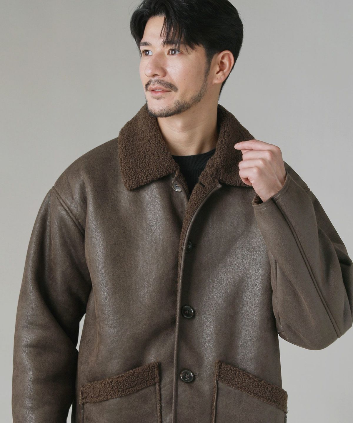 フェイクムートンカラーランチジャケット | 【公式】SPU スプ公式通販