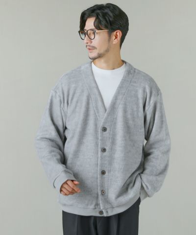 STONE  Mサイズ カーディガン ライトグレー 新春初売セール】 大きいサイズ レディース メッシュニットクロップド