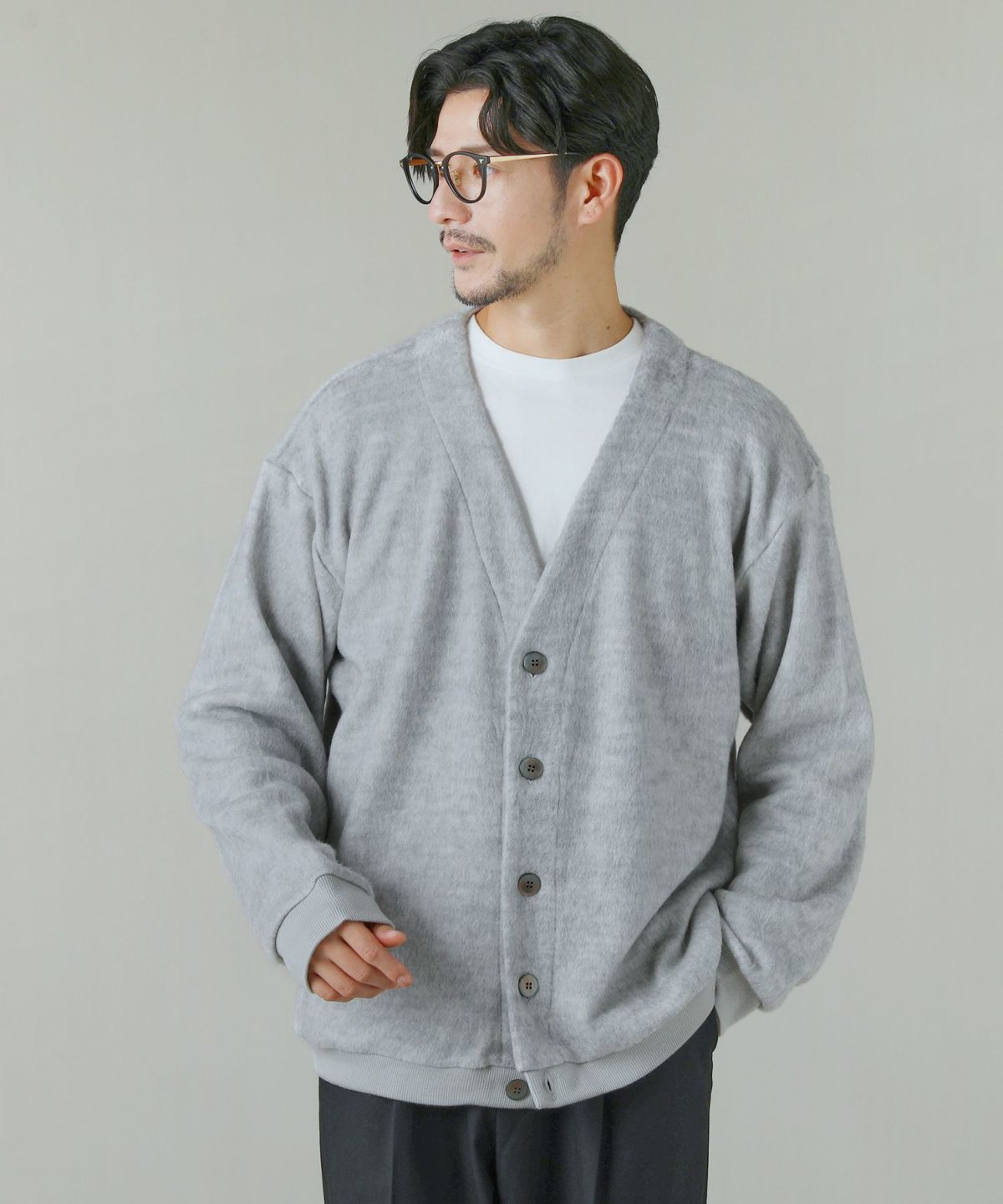 スプートニクス（SPUTNICKS）/＜Upscape Audience＞日本製モヘアライクウールシャギー長袖カーディガン 日本製モヘアライクウールシャギー長袖カーディガン | 【公式】SPU