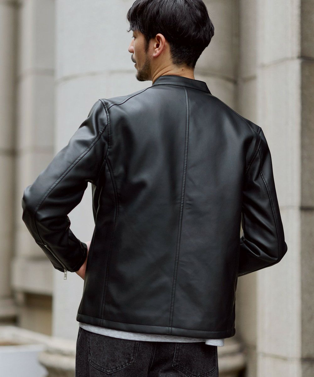PUレザーシングルライダースジャケット | 【公式】SPU スプ公式通販