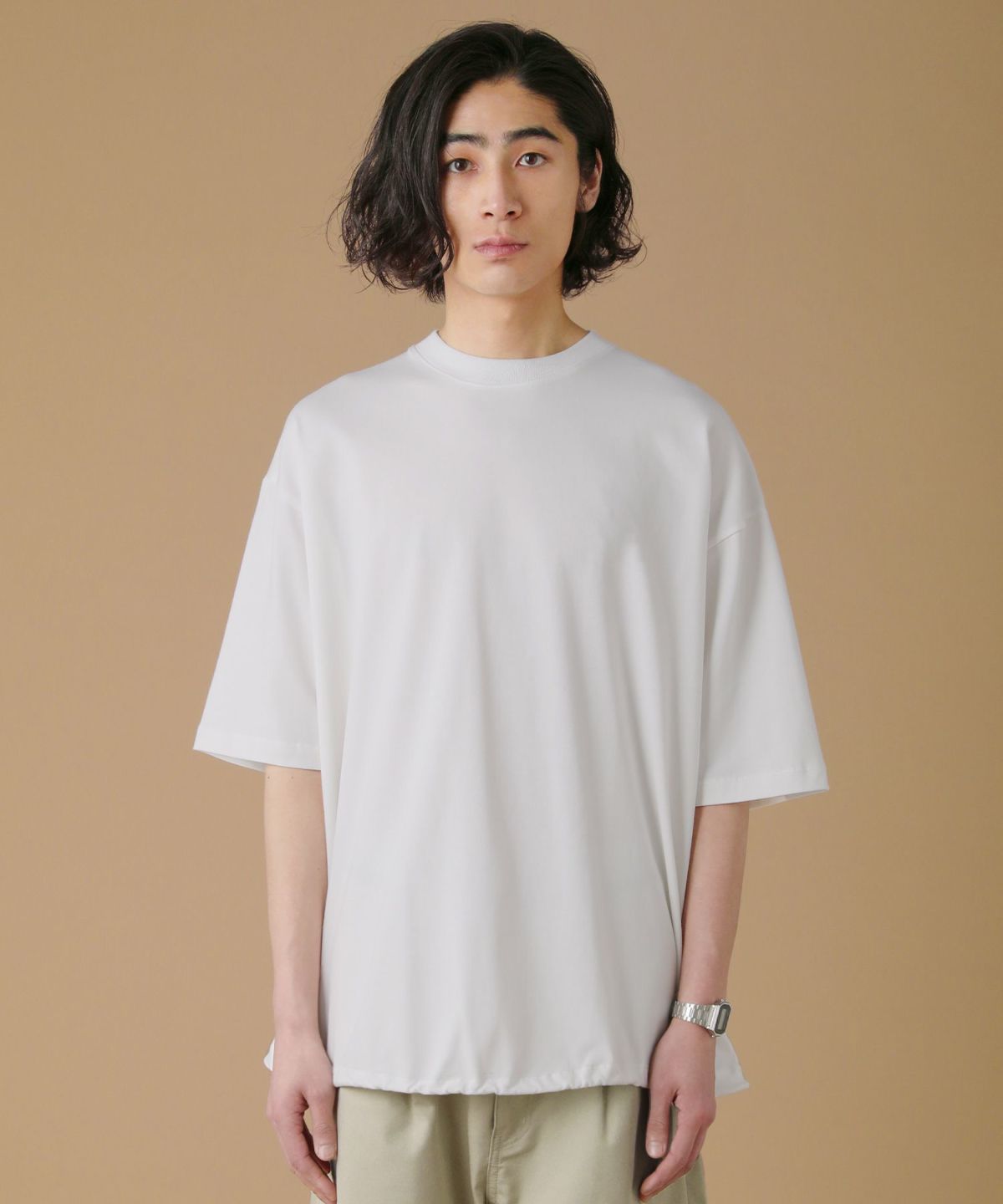 V字ネック サイトドローストリング 半袖Tシャツ – ONEARTS