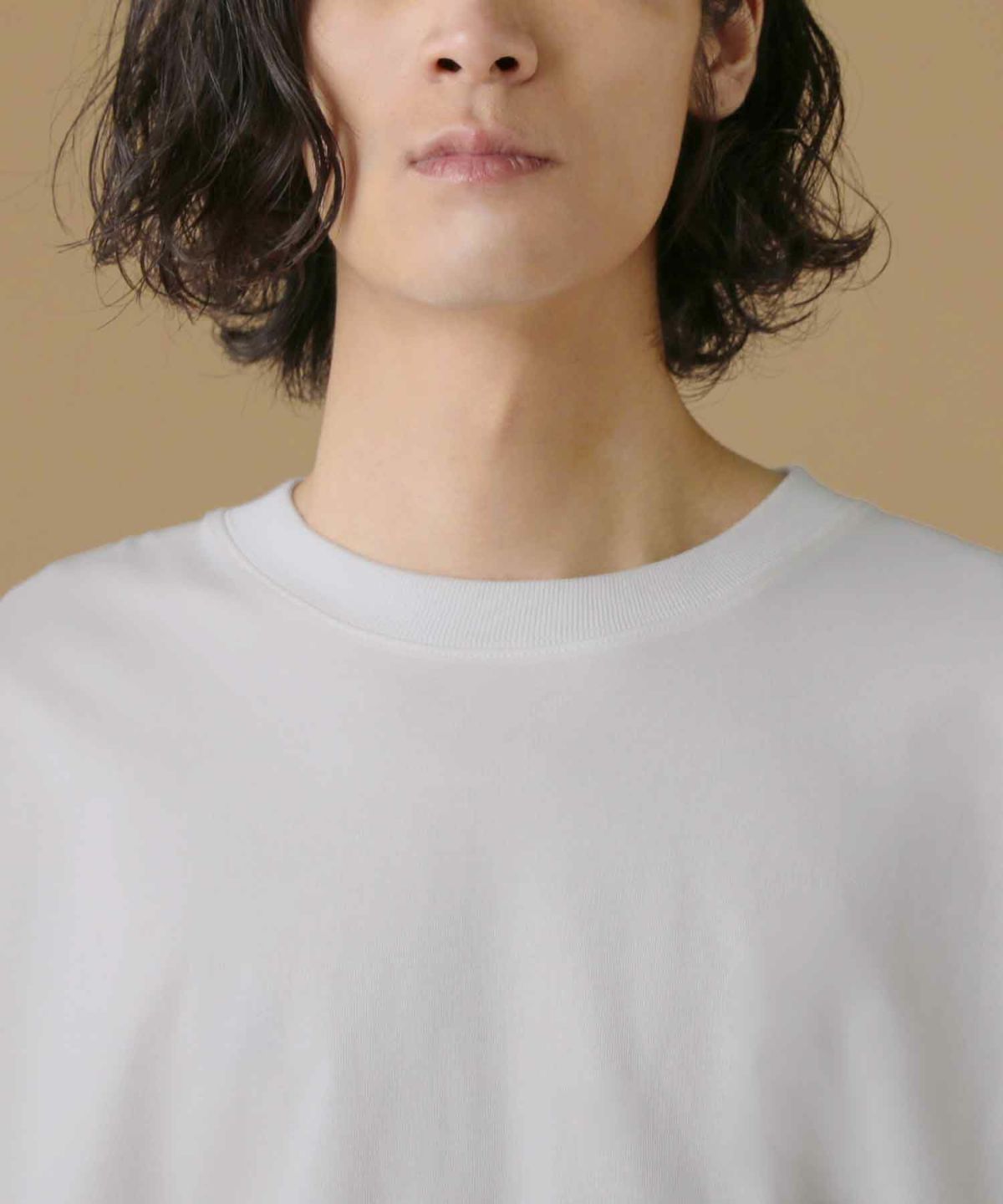 ダブルヤーンドローストリングオーバーサイズ半袖Tシャツ