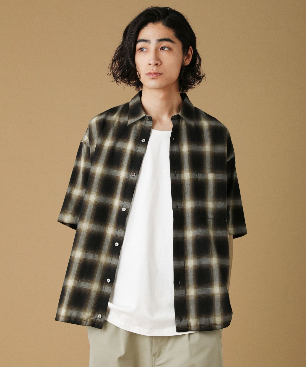 Lands' End/Apollocot/EFFE UOMO シャツ 4枚セット ロッキーモンロー Rocky Monroe 柄シャツ 半袖 開襟 メンズ