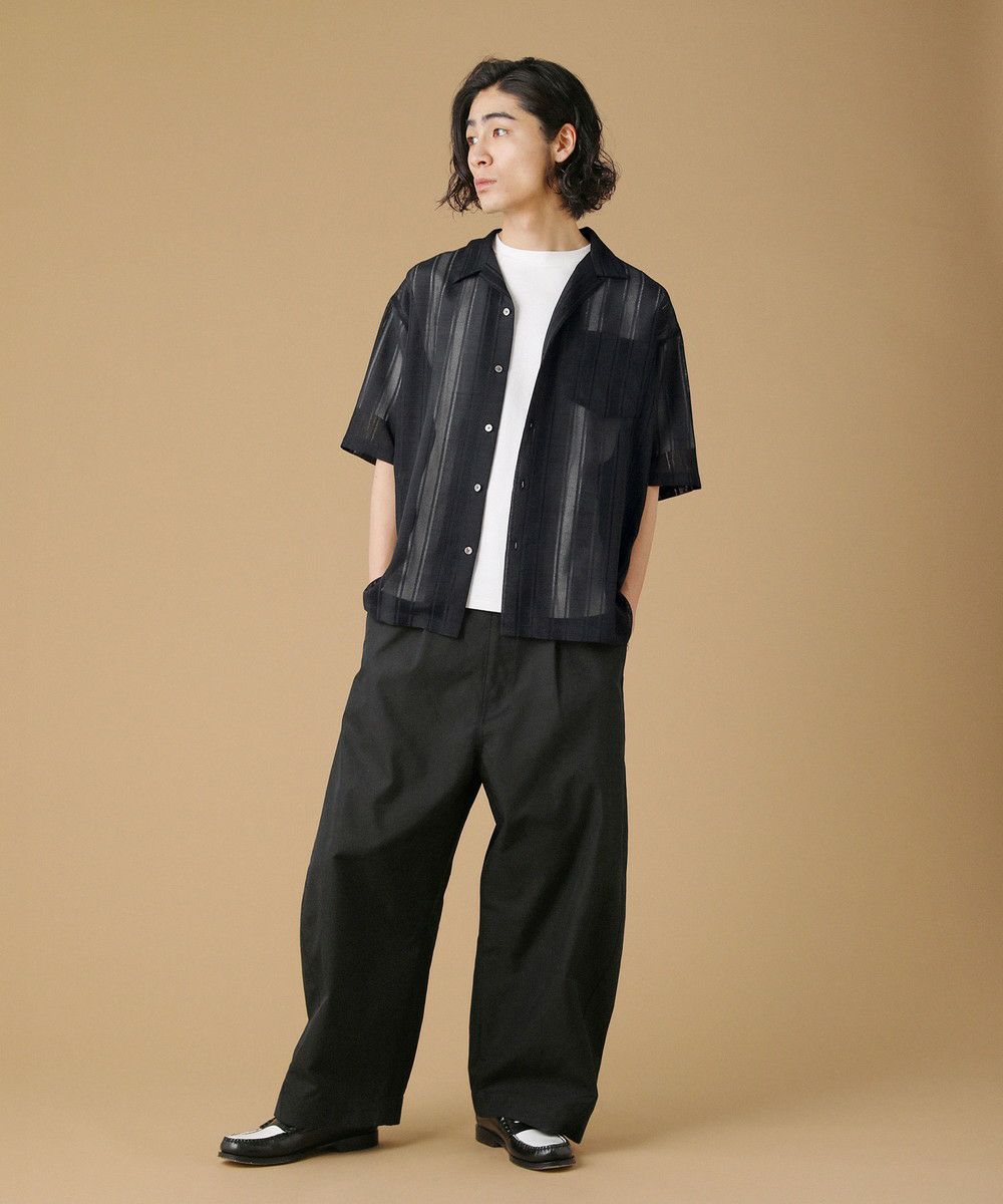 極美品1PIU1UGUALE3×RONE定価4万メッシュ半袖オープンカラーシャツ 極美品1PIU1UGUALE3×RONE定価4万メッシュ半袖オープンカラー