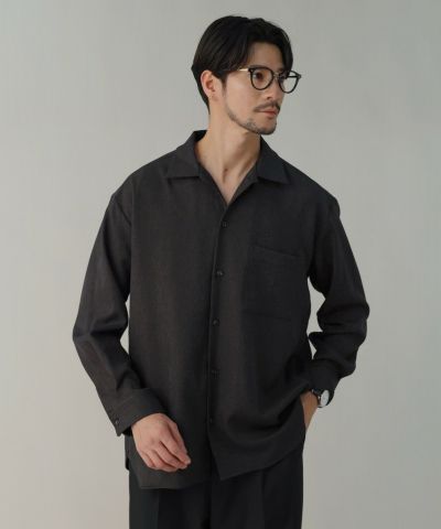 port authority / スタジャン/L/ウール/BLK/無地 日本製LANATEC(ラナテック)LEI(レイ)ポリエステル ウールライク サージ
