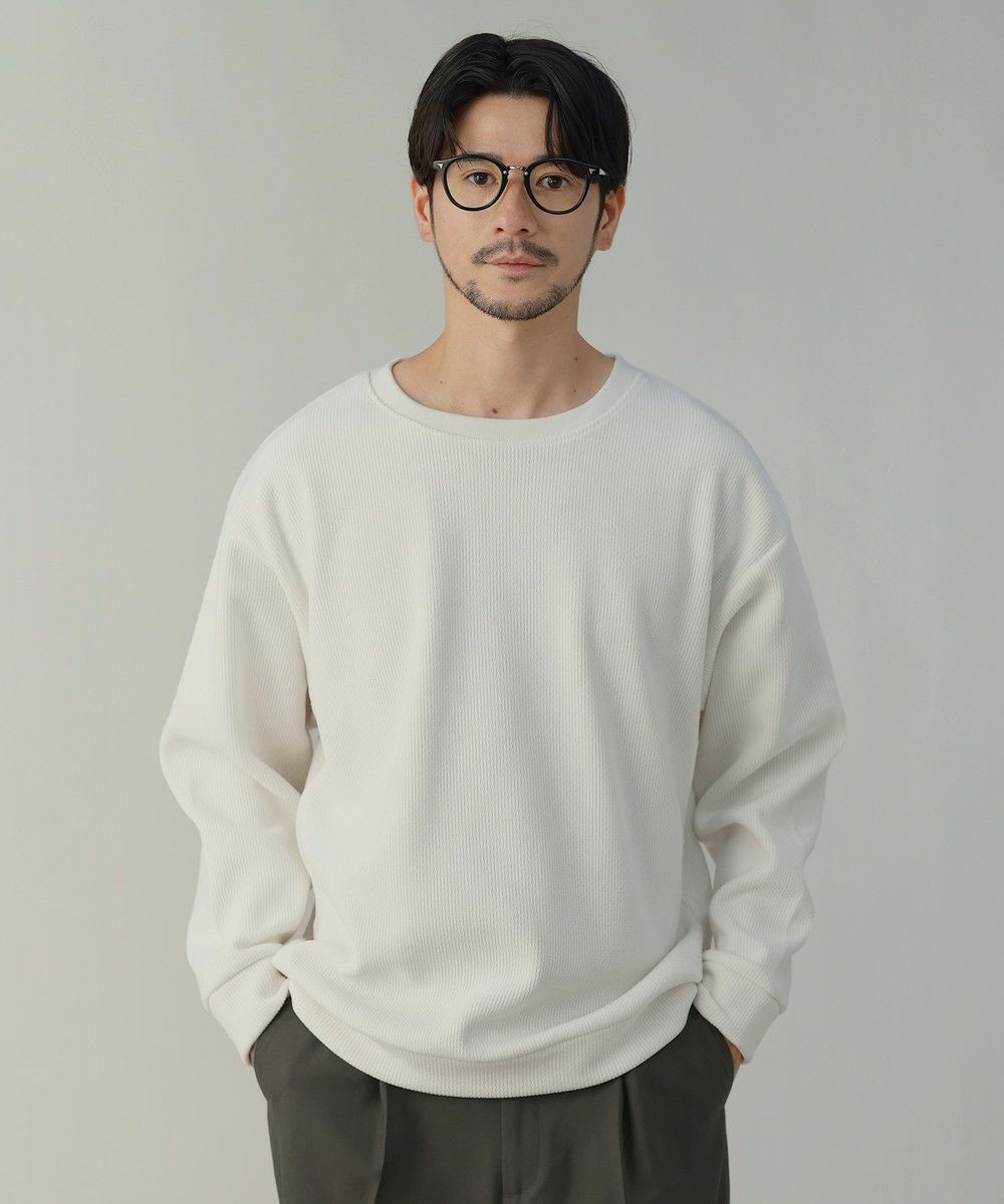 ケーブルジャガード裏シャギークルーネックトレーナー | 【公式】SPU