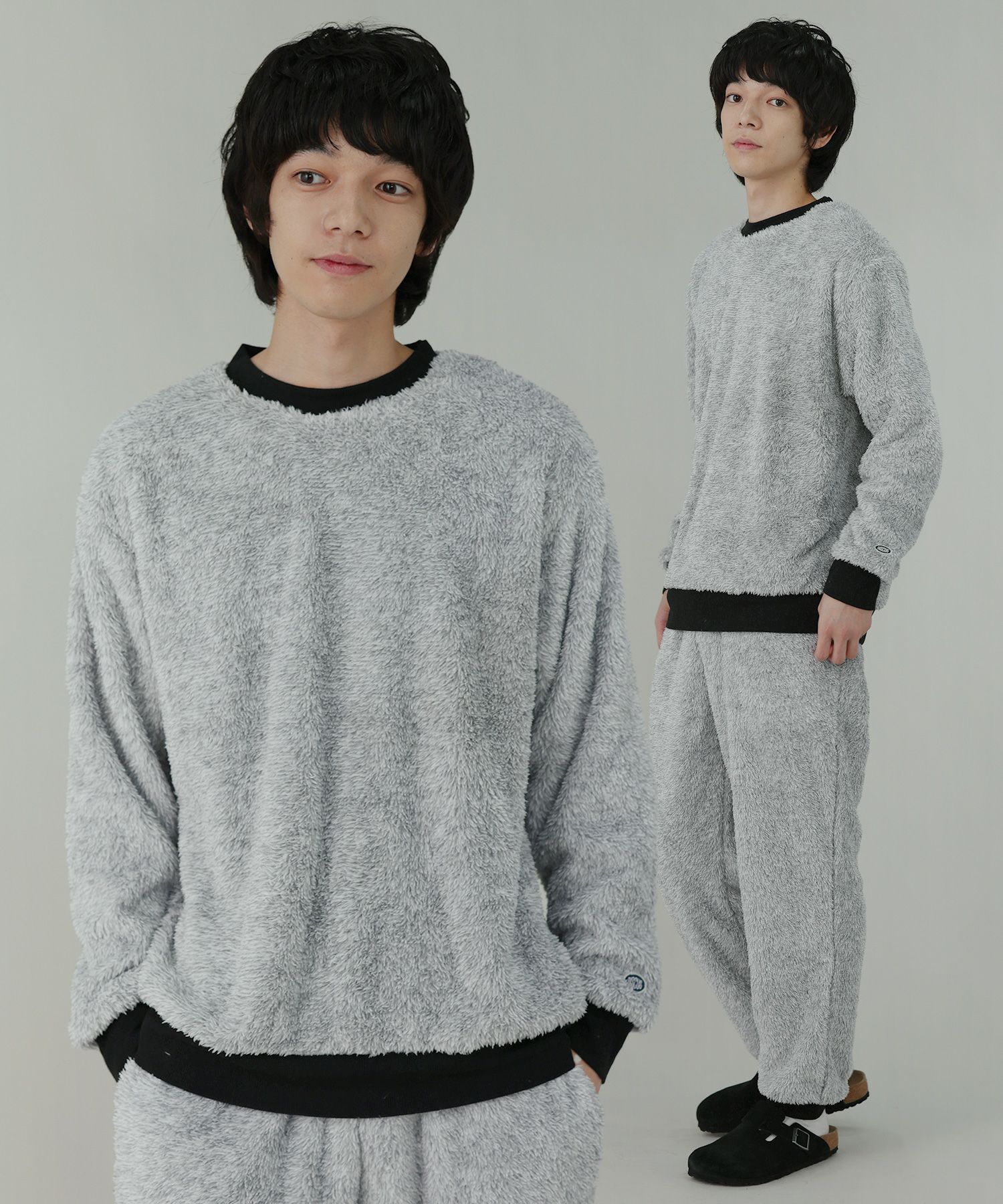 上下2点セット】TCダンボールストレッチ リラクシングセットアップ